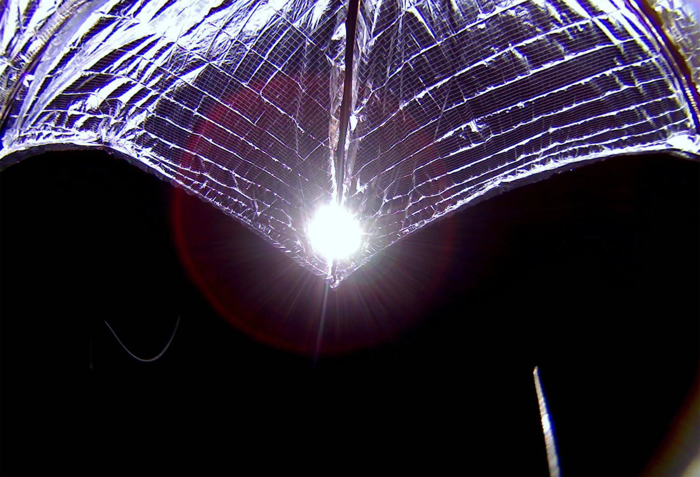 LightSail 2 In Front of Sun