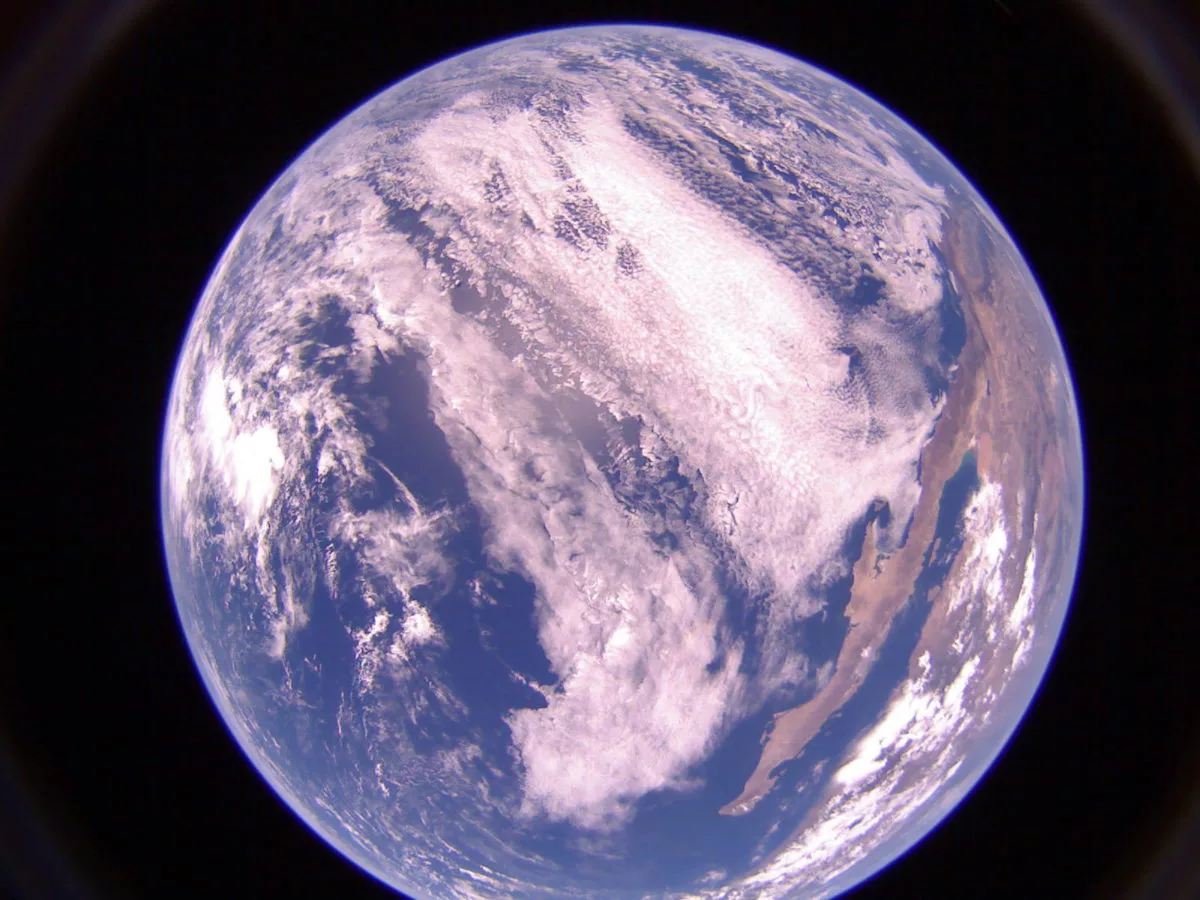 View of Mexico from Lightsail2